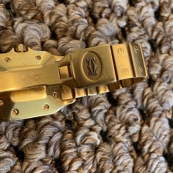 Genuine 18k Gold & Diamond Cartier Time Piece - Picture 5 of 9